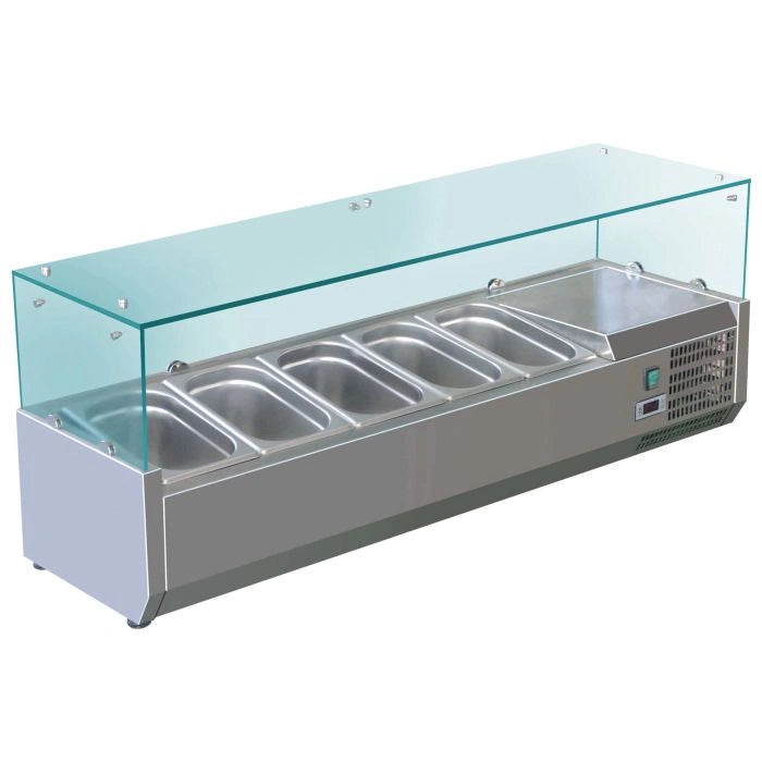 ASM Aufsatzkühlvitrine VRXG 1200 1/3 - servosan Vertrieb und Service Ges.m.b.H.