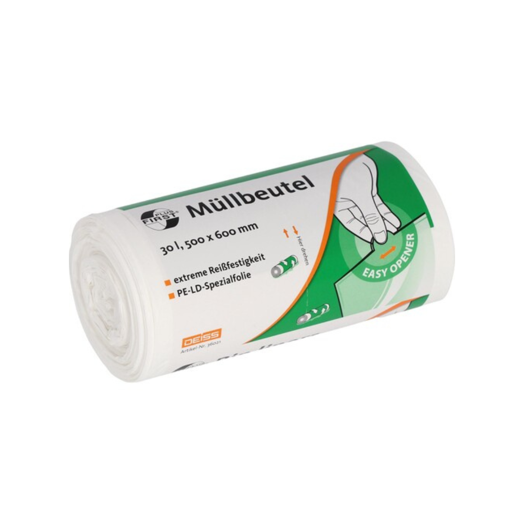 Müllbeutel 30L 50 Stk/Rolle extra stark - servosan Vertrieb und Service Ges.m.b.H.