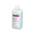 Eine Flasche mit hochwertiger Hautpflege Lotion und elegantem hellen Design