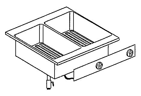 ASM Einbau-Elektrofritteuse LFE6883D