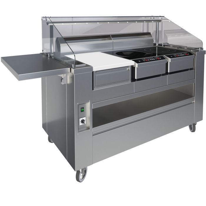 ASM Frontcookingcenter Arbeitsfläche seitlich (CNS)