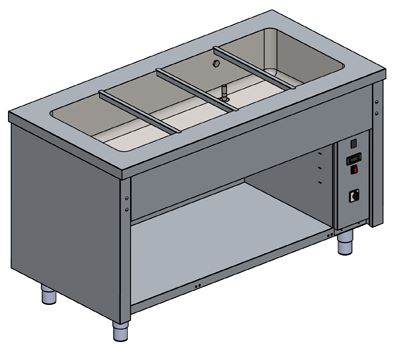 ASM Warmbuffet Bainmarie CBEGB15