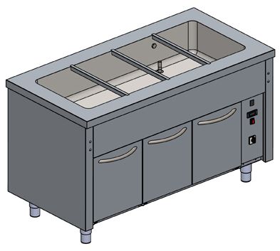 ASM Warmbuffet Bainmarie CBEAB15
